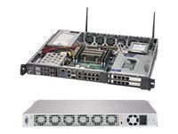 Supermicro SuperServer 1019D-4C-FHN13TP - Serwer - montowany w stojaku 1U - pojedynczy - 1 x Xeon D-2123IT - RAM 0 GB - SATA - w