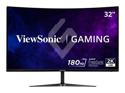 ViewSonic OMNI Gaming VX3218C-2K - Monitor LED - gaming - zaokrąglony - 32" (31.5" widoczny) - 2560 x 1440 QHD @ 180 Hz - VA - 2