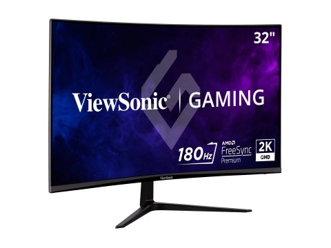ViewSonic OMNI Gaming VX3218C-2K - Monitor LED - gaming - zaokrąglony - 32" (31.5" widoczny) - 2560 x 1440 QHD @ 180 Hz - VA - 2
