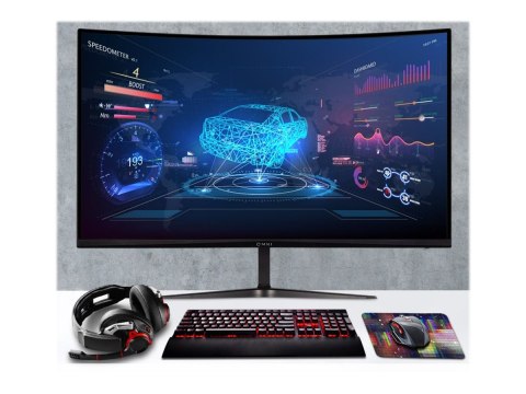 ViewSonic OMNI Gaming VX3218C-2K - Monitor LED - gaming - zaokrąglony - 32" (31.5" widoczny) - 2560 x 1440 QHD @ 180 Hz - VA - 2