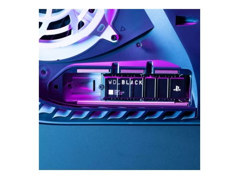 WD Black SN850P NVMe SSD WDBBYV0020BNC-WRSN - SSD - 2 TB - wewnętrzny - M.2 2280 - PCIe 4.0 x4 (NVMe) - radiator zintegrowany
