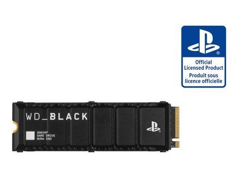 WD Black SN850P NVMe SSD WDBBYV0020BNC-WRSN - SSD - 2 TB - wewnętrzny - M.2 2280 - PCIe 4.0 x4 (NVMe) - radiator zintegrowany