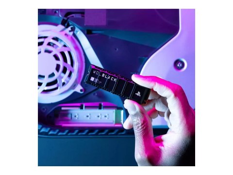 WD Black SN850P NVMe SSD WDBBYV0020BNC-WRSN - SSD - 2 TB - wewnętrzny - M.2 2280 - PCIe 4.0 x4 (NVMe) - radiator zintegrowany