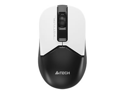 A4Tech FSTYLER Collection FG12S - Mysz - ciche kliknięcie - optyczna - 3 przyciski - bezprzewodowa - 2.4 GHz - odbiornik bezprze