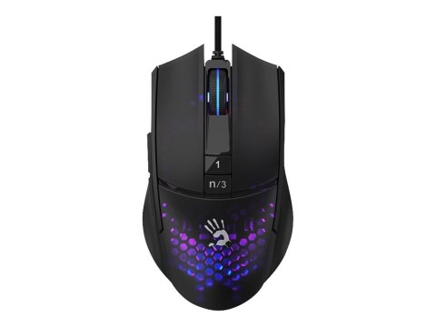 Bloody L65 MAX - Mysz - lekki - 7 przyciski - przewodowa - USB - plaster miodu - pudełko z zawieszką