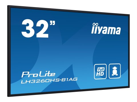 Iiyama ProLite LH3260HS-B1AG - 32" Klasa Przekątnej (31.5" widoczny) wyświetlacz LCD z podświetleniem LED - sygnał cyfrowy - z w