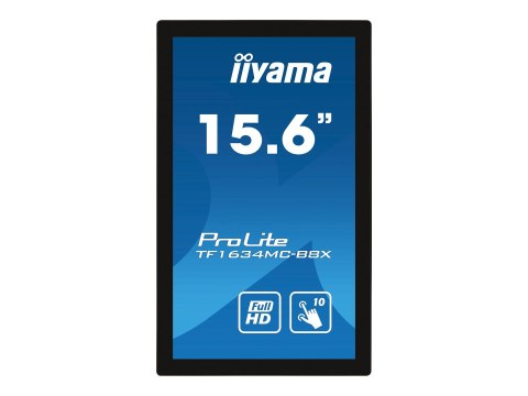 Iiyama ProLite TF1634MC-B8X - Monitor LED - 15.6" - obudowa otwarta - ekran dotykowy - 1920 x 1080 Full HD (1080p) @ 60 Hz - IPS