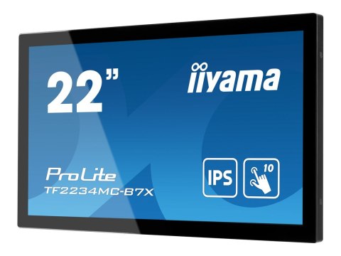 Iiyama ProLite TF2234MC-B7X - Monitor LED - 22" (21.5" widoczny) - obudowa otwarta - ekran dotykowy - 1920 x 1080 Full HD (1080p