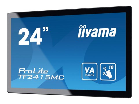 Iiyama ProLite TF2415MC-B2 - Monitor LED - 23.8" - obudowa otwarta - ekran dotykowy - 1920 x 1080 Full HD (1080p) @ 60 Hz - VA -