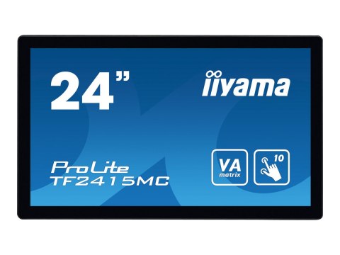 Iiyama ProLite TF2415MC-B2 - Monitor LED - 23.8" - obudowa otwarta - ekran dotykowy - 1920 x 1080 Full HD (1080p) @ 60 Hz - VA -