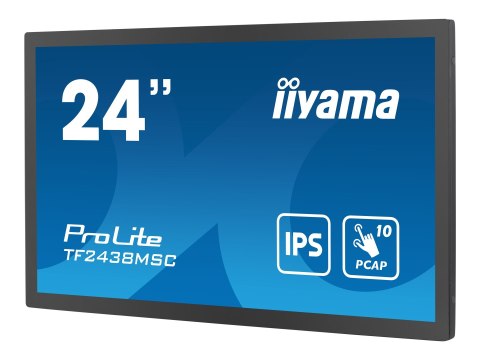 Iiyama ProLite TF2438MSC-B1 - Monitor LED - 24" (23.8" widoczny) - obudowa otwarta - ekran dotykowy - 1920 x 1080 Full HD (1080p