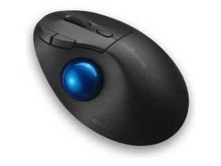 Kensington Pro Fit Ergo TB450 EQ - Manipulator kulkowy - ergonomiczna - optyczna - 7 przyciski - bezprzewodowa - 2.4 GHz, Blueto