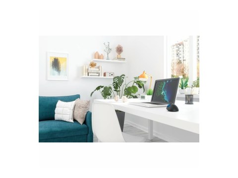 Kensington Pro Fit Ergo TB450 EQ - Manipulator kulkowy - ergonomiczna - optyczna - 7 przyciski - bezprzewodowa - 2.4 GHz, Blueto