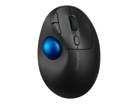 Kensington Pro Fit Ergo TB450 EQ - Manipulator kulkowy - ergonomiczna - optyczna - 7 przyciski - bezprzewodowa - 2.4 GHz, Blueto