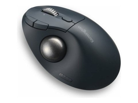 Kensington Pro Fit Ergo TB550 Trackball EQ - Manipulator kulkowy - ergonomiczna - optyczna - 9 przyciski - bezprzewodowa - 2.4 G