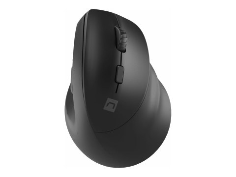 Natec CRAKE 2 - Mysz pionowa - ergonomiczna - praworęczna - optyczna - 6 przyciski - bezprzewodowa - Bluetooth 5.0, 2.4 GHz - od
