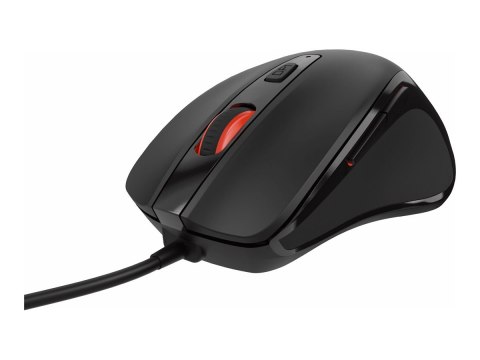 Natec PIGEON 2 - Mysz - optyczna - 6 przyciski - przewodowa - USB - czarny