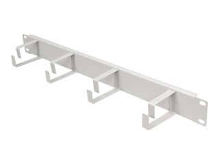 Netrack - Organizer kabli w obudowie - gray (RAL 7035) - 1U - 19"