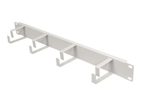 Netrack - Organizer kabli w obudowie - gray (RAL 7035) - 1U - 19"
