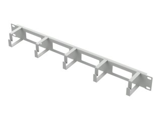 Netrack - Organizer kabli w obudowie - gray (RAL 7035) - 1U - 19"