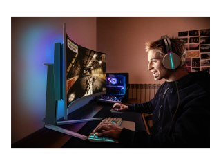Philips Evnia 8000 49M2C8900 - Monitor OLED - gaming - zaokrąglony - 49" (48.9" widoczny) - 5120 x 1440 Dual Quad HD @ 240 Hz - 