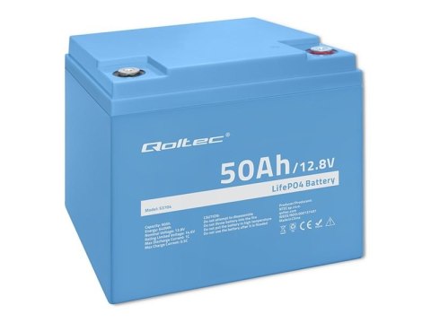 Qoltec - Bateria - 12,8 V, BMS - litowo-żelazowo-fosforanowy - 50 Ah - 640 Wh