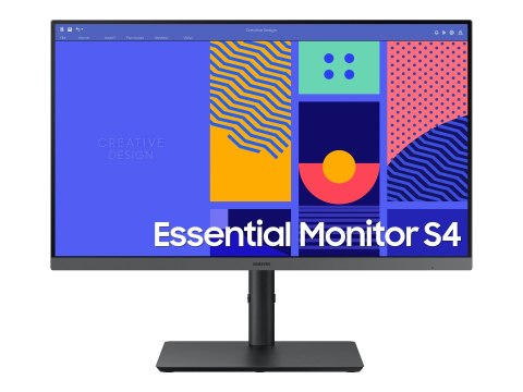 Samsung S24C432GAU - C432 Series - monitor LED - 24" - 1920 x 1080 Full HD (1080p) @ 100 Hz - IPS - 250 cd/m² - 1000:1 - 4 ms - 