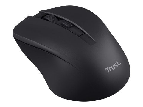 Trust Mydo - Mysz - cicha - prawo i leworęczna - optyczna - 4 przyciski - bezprzewodowa - 2.4 GHz - odbiornik bezprzewodowy USB 