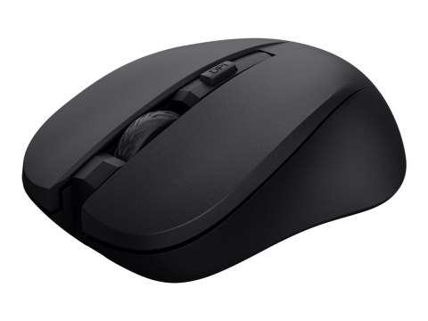 Trust Mydo - Mysz - cicha - prawo i leworęczna - optyczna - 4 przyciski - bezprzewodowa - 2.4 GHz - odbiornik bezprzewodowy USB 