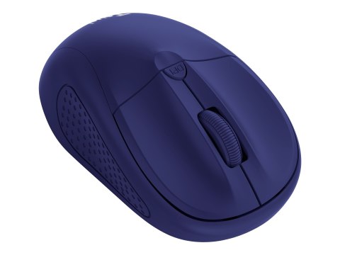 Trust Primo - Mysz - prawo i leworęczna - optyczna - 4 przyciski - bezprzewodowa - 2.4 GHz - odbiornik bezprzewodowy USB - ciemn