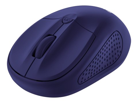 Trust Primo - Mysz - prawo i leworęczna - optyczna - 4 przyciski - bezprzewodowa - 2.4 GHz - odbiornik bezprzewodowy USB - ciemn