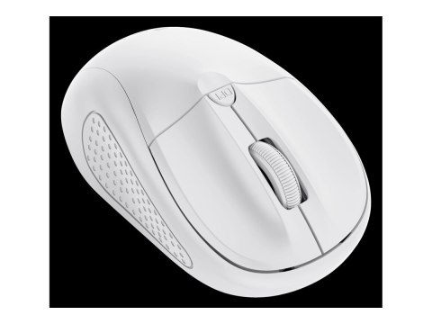 Trust Primo - Mysz - prawo i leworęczna - optyczna - 4 przyciski - bezprzewodowa - 2.4 GHz - odbiornik bezprzewodowy USB - matow