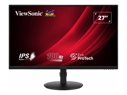 ViewSonic VG2708A - Monitor LED - 27" - 1920 x 1080 Full HD (1080p) @ 100 Hz - IPS - 250 cd/m² - 1300:1 - 5 ms - HDMI, VGA, Disp