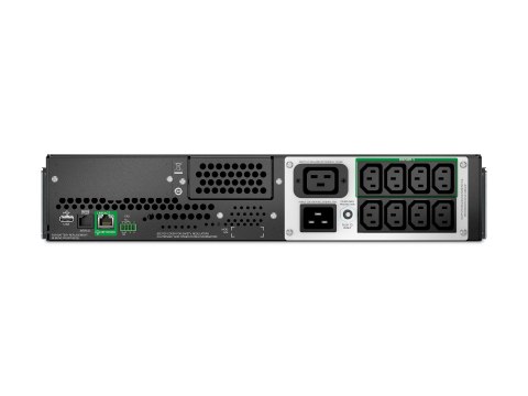 APC Smart-UPS Lithium Ion - UPS (montowany w stojaku) - linia interaktywna, 8x IEC C13, 1x IEC C19, SmartConnect+SmartSlot, AVR,
