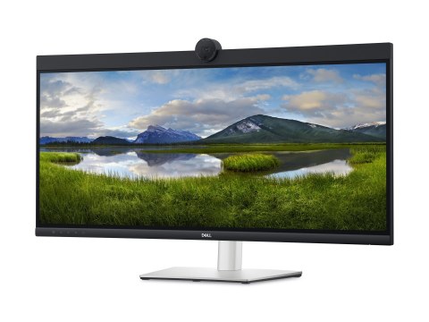 Dell P3424WEB - Monitor LED - zaokrąglony - 34" (34.14" widoczny) - 3440 x 1440 WQHD @ 60 Hz - IPS - 300 cd/m² - 1000:1 - 5 ms -