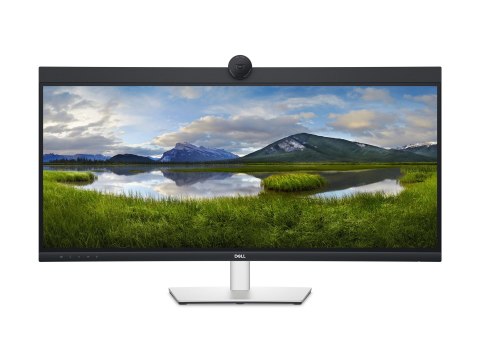 Dell P3424WEB - Monitor LED - zaokrąglony - 34" (34.14" widoczny) - 3440 x 1440 WQHD @ 60 Hz - IPS - 300 cd/m² - 1000:1 - 5 ms -