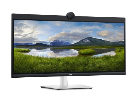 Dell P3424WEB - Monitor LED - zaokrąglony - 34" (34.14" widoczny) - 3440 x 1440 WQHD @ 60 Hz - IPS - 300 cd/m² - 1000:1 - 5 ms -