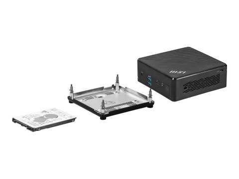 MSI Cubi 5 12M 002BEU - Komputer barebone - mini PC gniazdo FCBGA1744 - 1 x Core i5 1235U / do 4.4 GHz - RAM 0 GB - Grafika Inte
