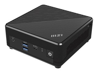 MSI Cubi N ADL 001BEU - Komputer barebone - mini PC 1 x N-series N200 / do 3.7 GHz - RAM 0 GB - UHD Graphics - Gigabit Ethernet 