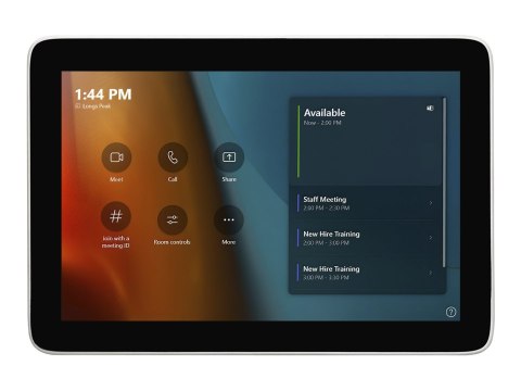 HP Poly GC8 - Pilot systemu do wideokonferencji - wyświetlacz - LCD - IPS - 8" - kabel - biały - dla Poly GC8