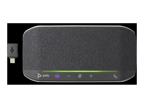 HP Poly Sync 10 - Głośnik zestawu głośnomówiącego - przewodowa - USB-A, USB-C - srebrny