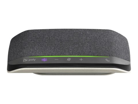 HP Poly Sync 10-M - Głośnik zestawu głośnomówiącego - przewodowa - USB-A, USB-C - srebrny - Certyfikat Microsoft Teams