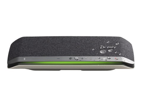 HP Poly Sync 40-M - Zestaw głośnomówiący - Bluetooth - bezprzewodowa, przewodowa - USB-A, USB-C - srebrny - Certyfikat Microsoft