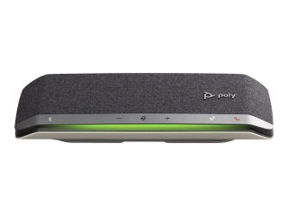 HP Poly Sync 40+ - Zestaw głośnomówiący - Bluetooth - bezprzewodowa, przewodowa - USB-A, USB-C - czarny, srebrny - Certyfikat Zo