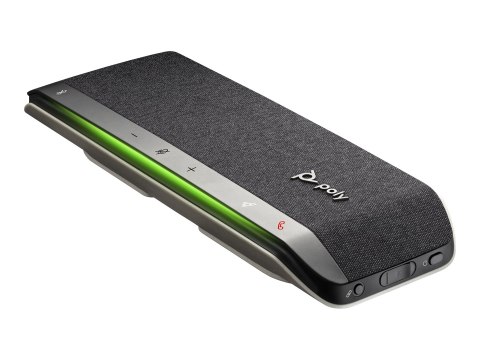 HP Poly Sync 40 - Zestaw głośnomówiący - Bluetooth - bezprzewodowa, przewodowa - srebrny - Certyfikat Zoom
