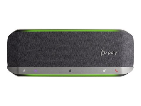 HP Poly Sync 40 - Zestaw głośnomówiący - Bluetooth - bezprzewodowa, przewodowa - srebrny - Certyfikat Zoom