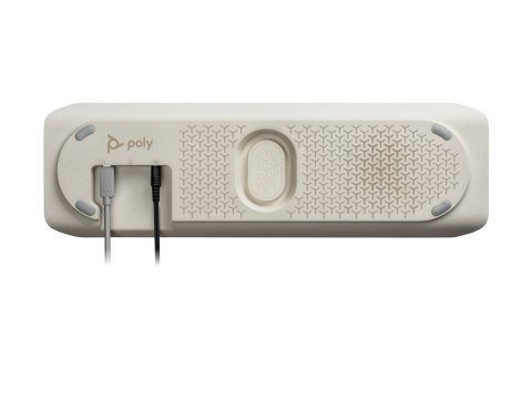 HP Poly Sync 60-M - Zestaw głośnomówiący - Bluetooth - przewodowa, bezprzewodowa - NFC - USB-A, USB-C - srebrny - Certyfikat Mic