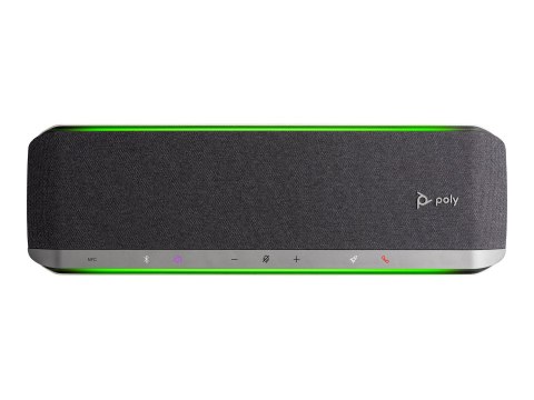 HP Poly Sync 60-M - Zestaw głośnomówiący - Bluetooth - przewodowa, bezprzewodowa - NFC - USB-A, USB-C - srebrny - Certyfikat Mic