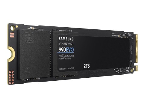 Samsung 990 EVO MZ-V9E2T0BW - SSD - zaszyfrowany - 2 TB - wewnętrzny - M.2 2280 - PCIe 5.0 x2 (NVMe) - 256 bitów AES - TCG Opal 