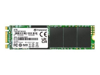 Transcend 830S - SSD - 4 TB - wewnętrzny - M.2 2242/2280 - SATA 6Gb/s - radiator zintegrowany